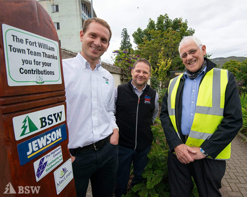 BSW supports ‘Garden of Thanks’ for NHS staff in Fort William