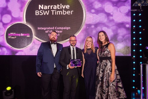 BSW’s IRO Timber collaboration recognised at North East Marketing Awards